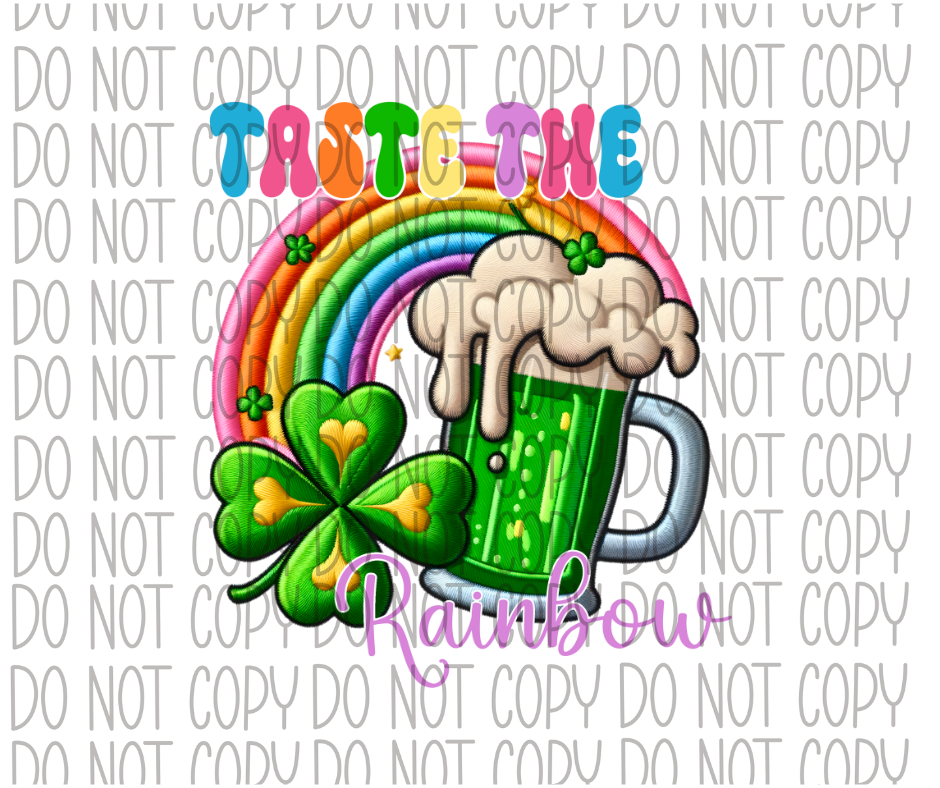 Taste The Rainbow DTF Transfer