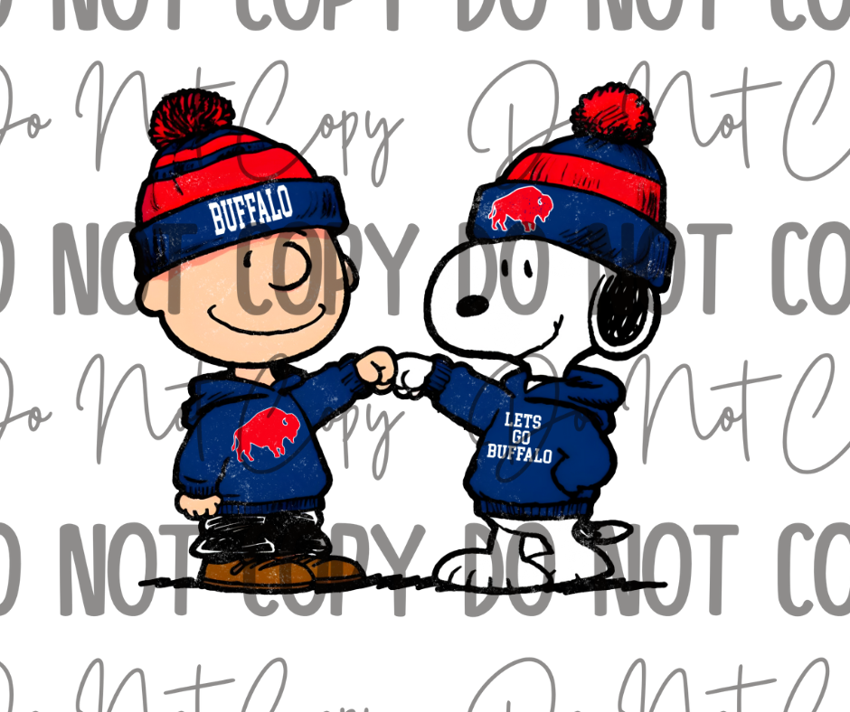 Lets Go Buffalo DTF Transfer