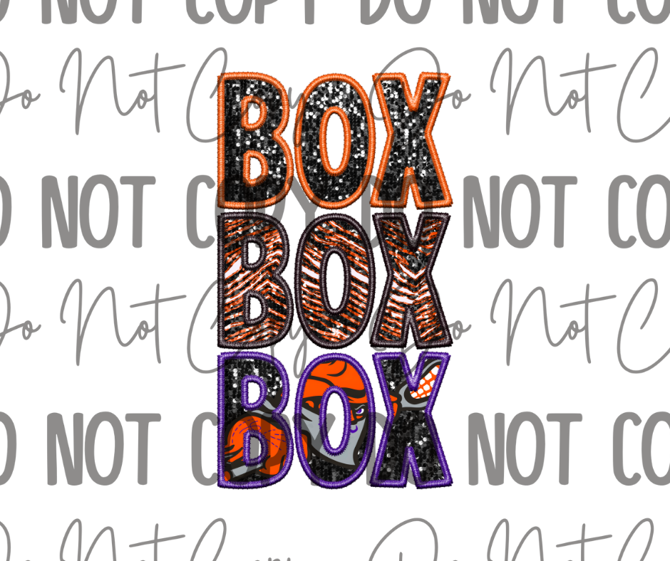 BOX BOX BOX DTF Transfer