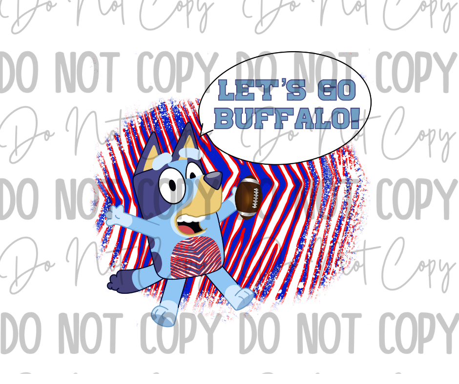 Buffalo Bluey DTF Transfer