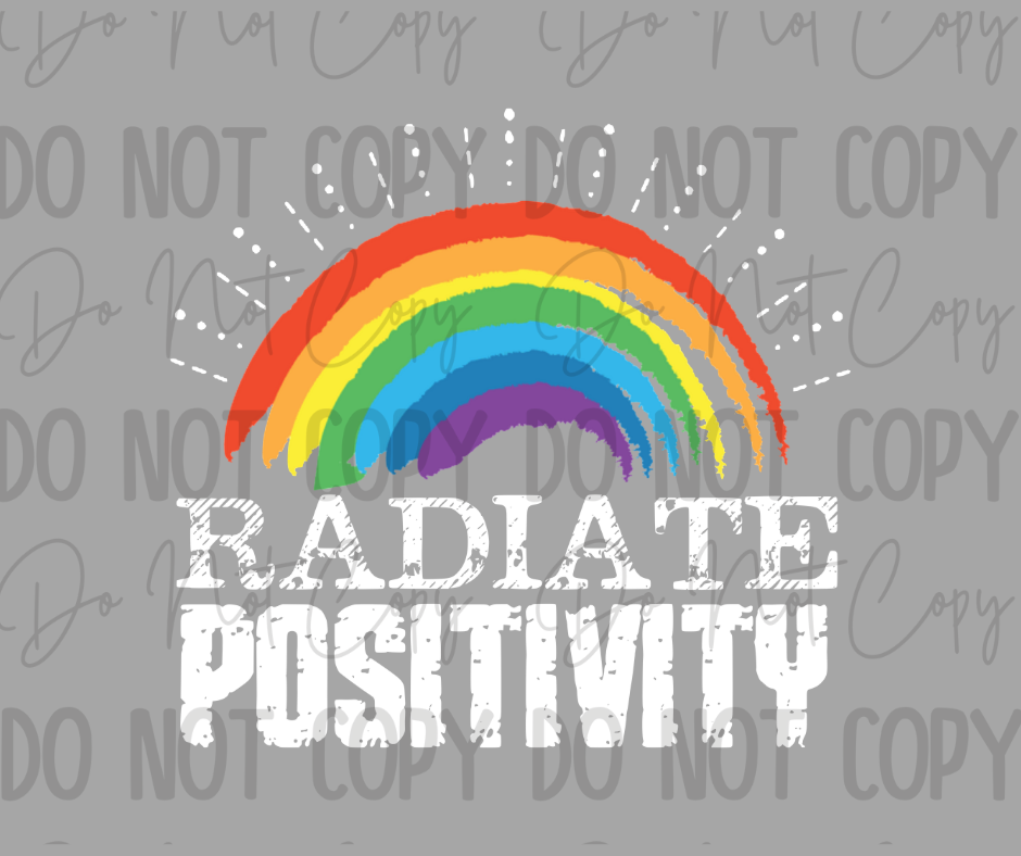 Radiate Positivity DTF Transfer
