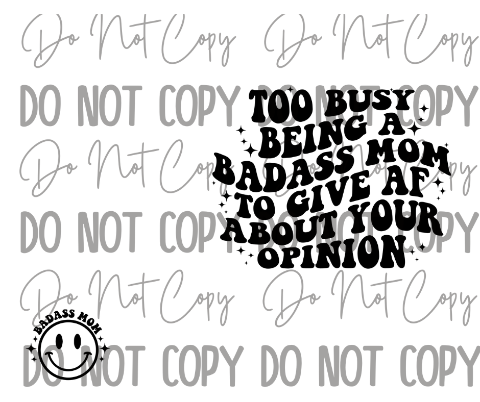 Badass Mom DTF Transfer