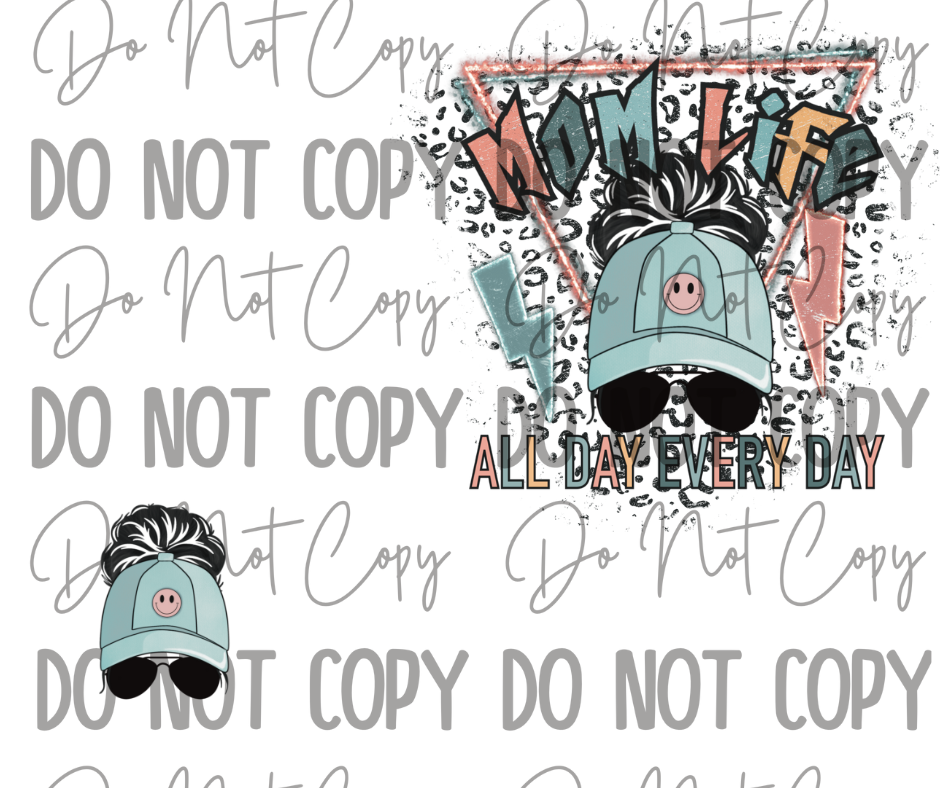 Mom Life DTF Transfer