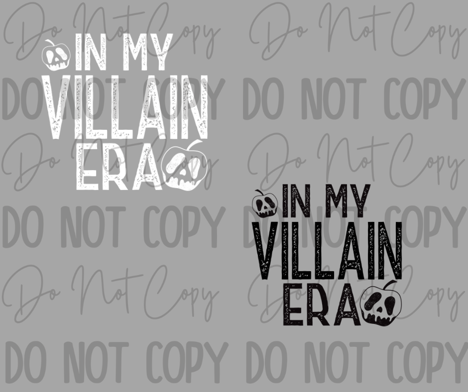 In My Villain Era DTF Transfer