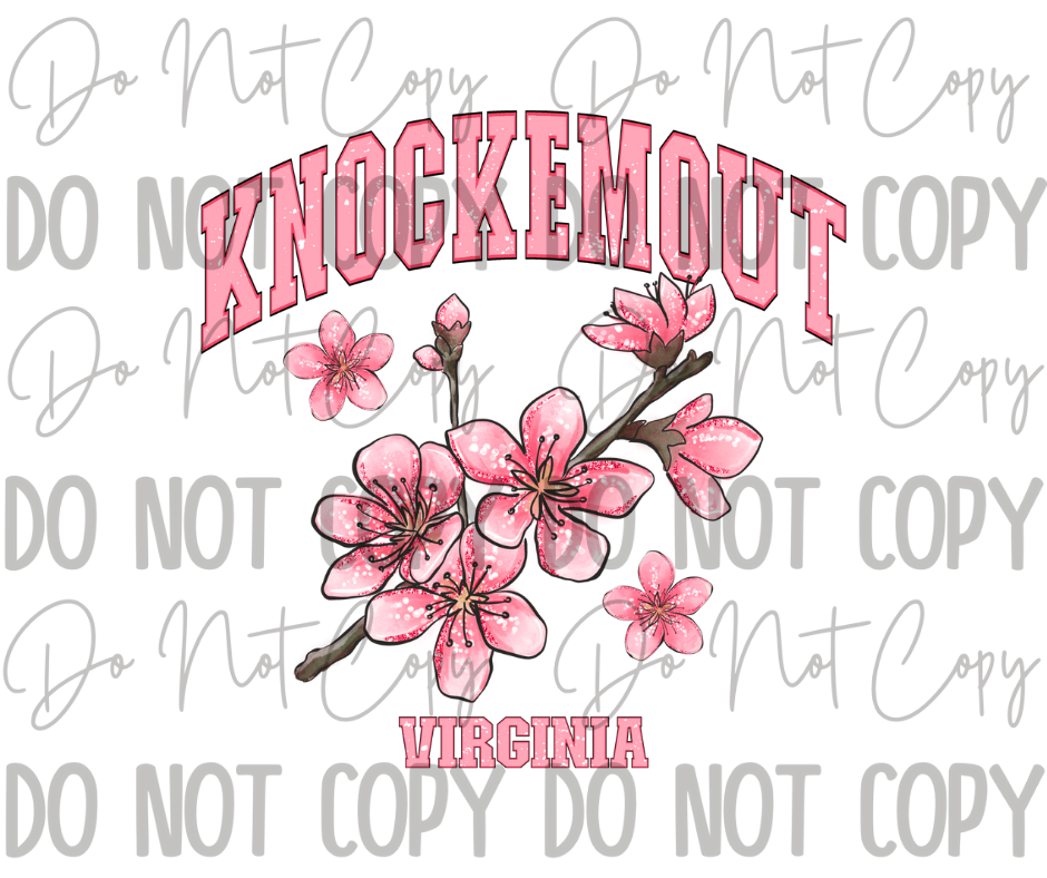 Knockemout DTF Transfer