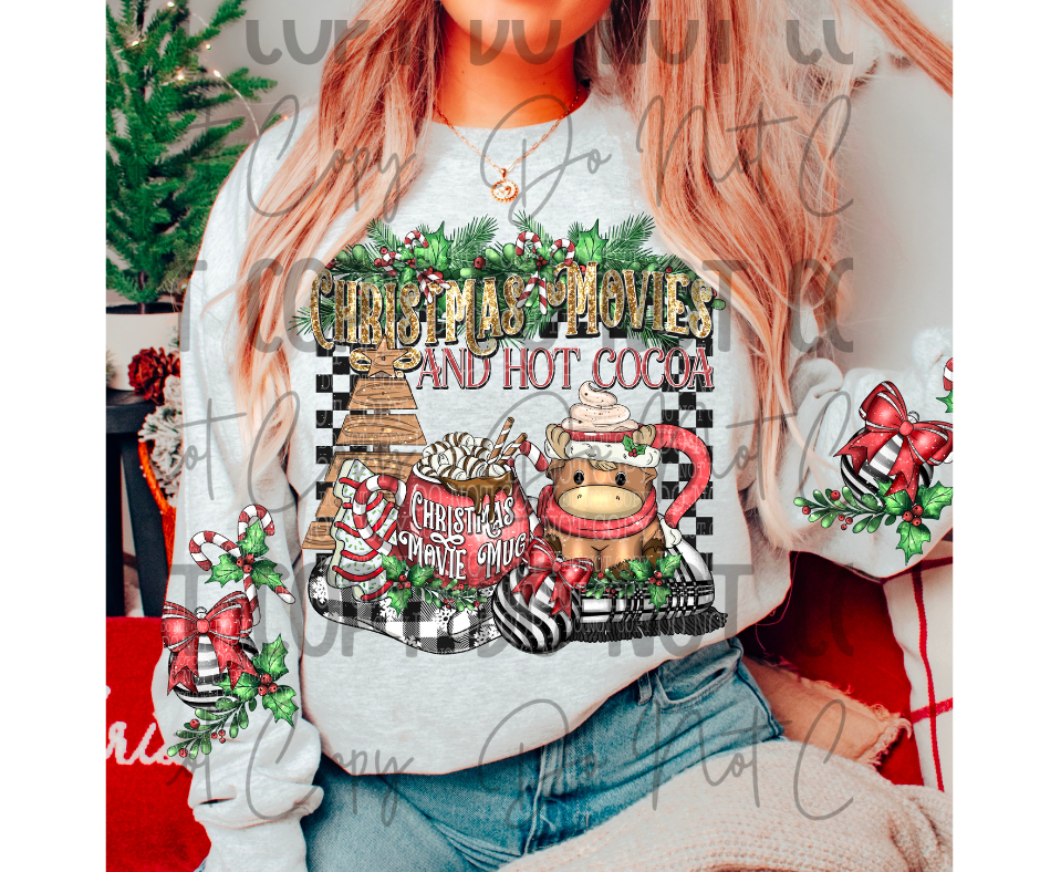 Christmas Movies & Hot Chocolate Transfer