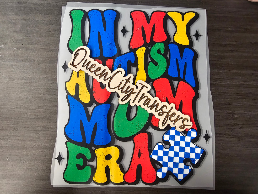Autism Mom Era DTF Transfer