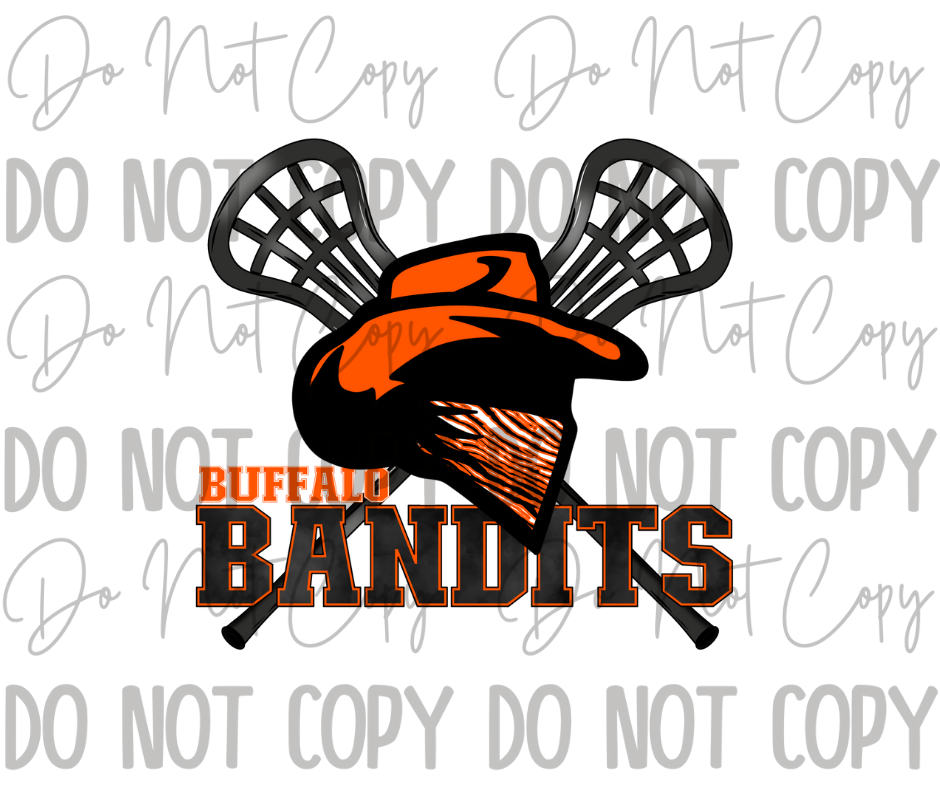 Buffalo Lacrosse DTF Transfer