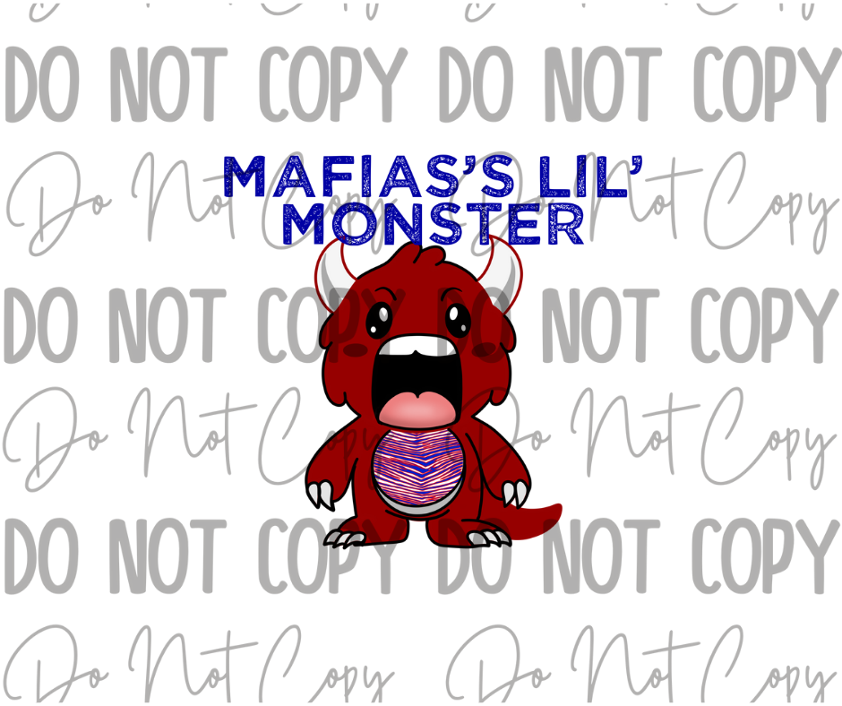 Mafias Lil Monster DTF Transfer