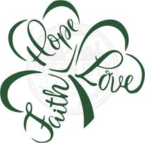 Faith Hope Love DTF Transfer