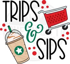 Trips & Sips DTF Transfer