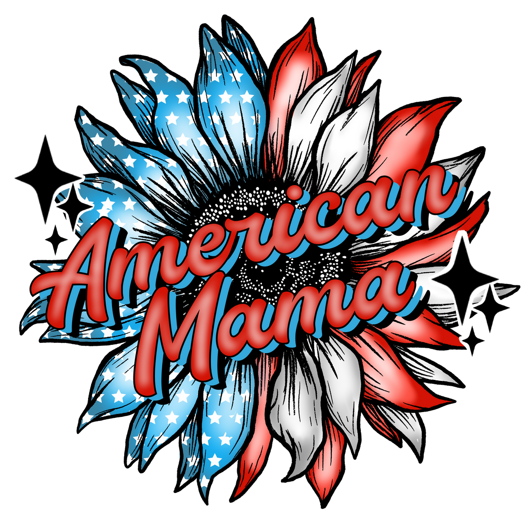 American Mama DTF Transfer