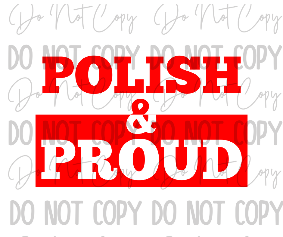 Polish & Proud DTF Transfer