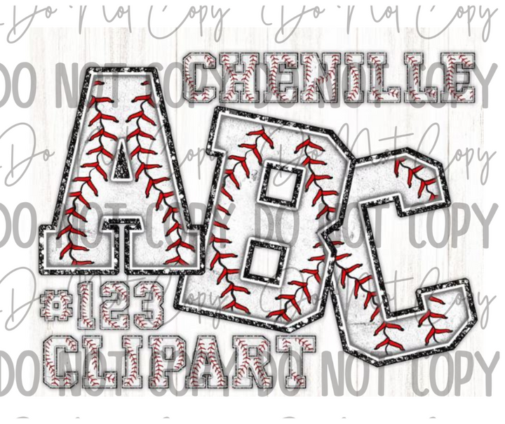 Custom Baseball DTF Transfer