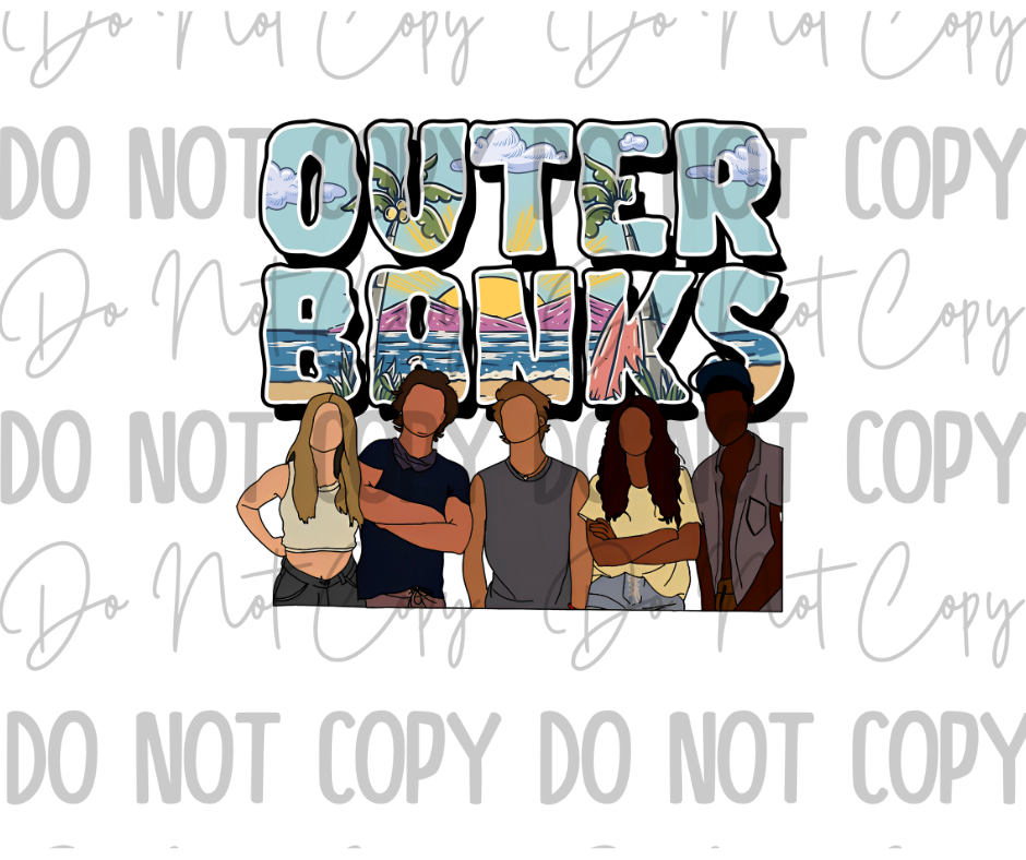 Outer Banks  DTF Transfer