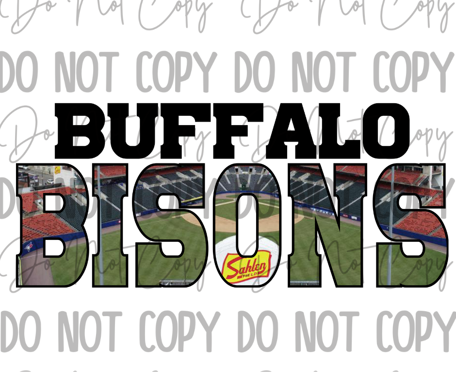 Buffalo Baseball DTF Transfer