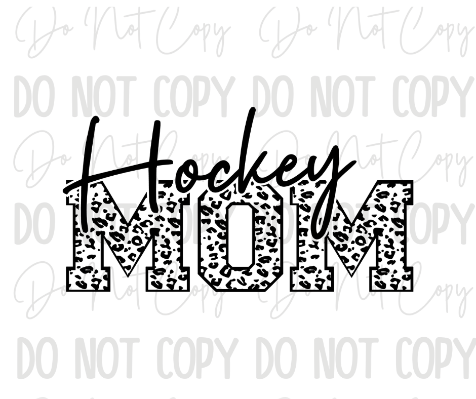 Hockey Mom DTF Transfer