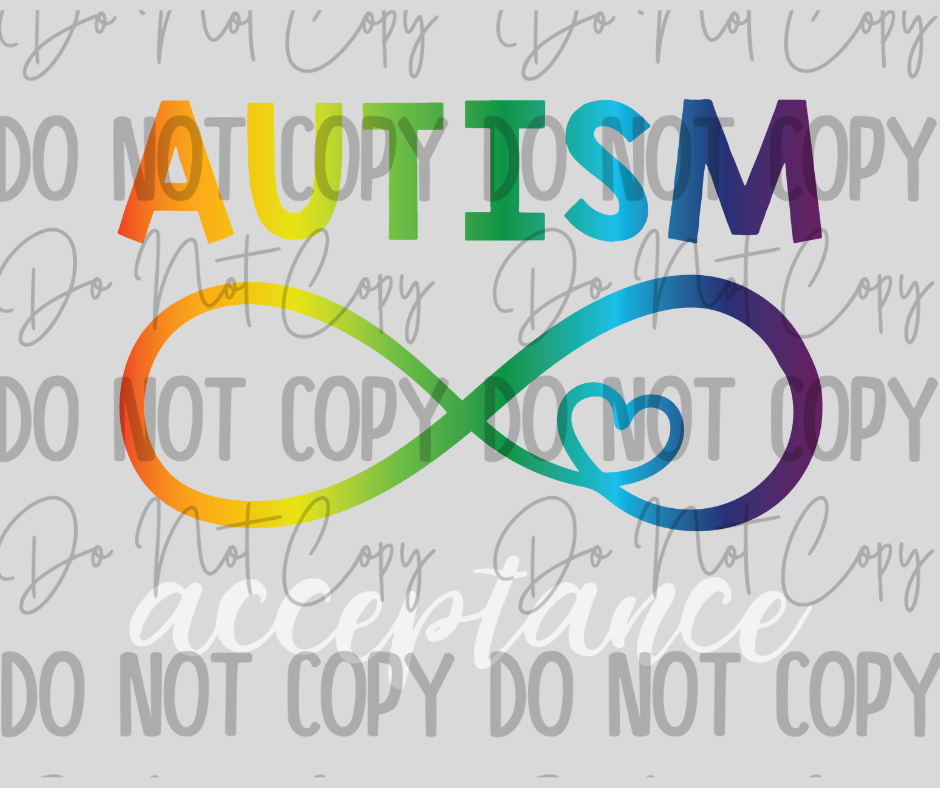 Autism Acceptance DTF Transfer