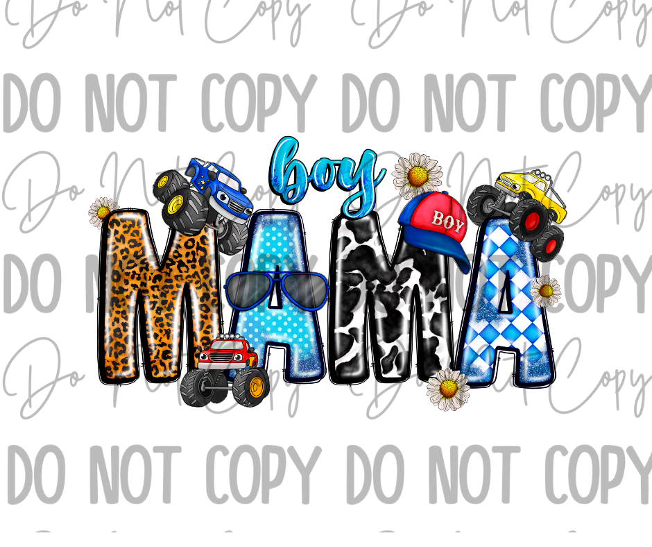 Boy Mama DTF Transfer