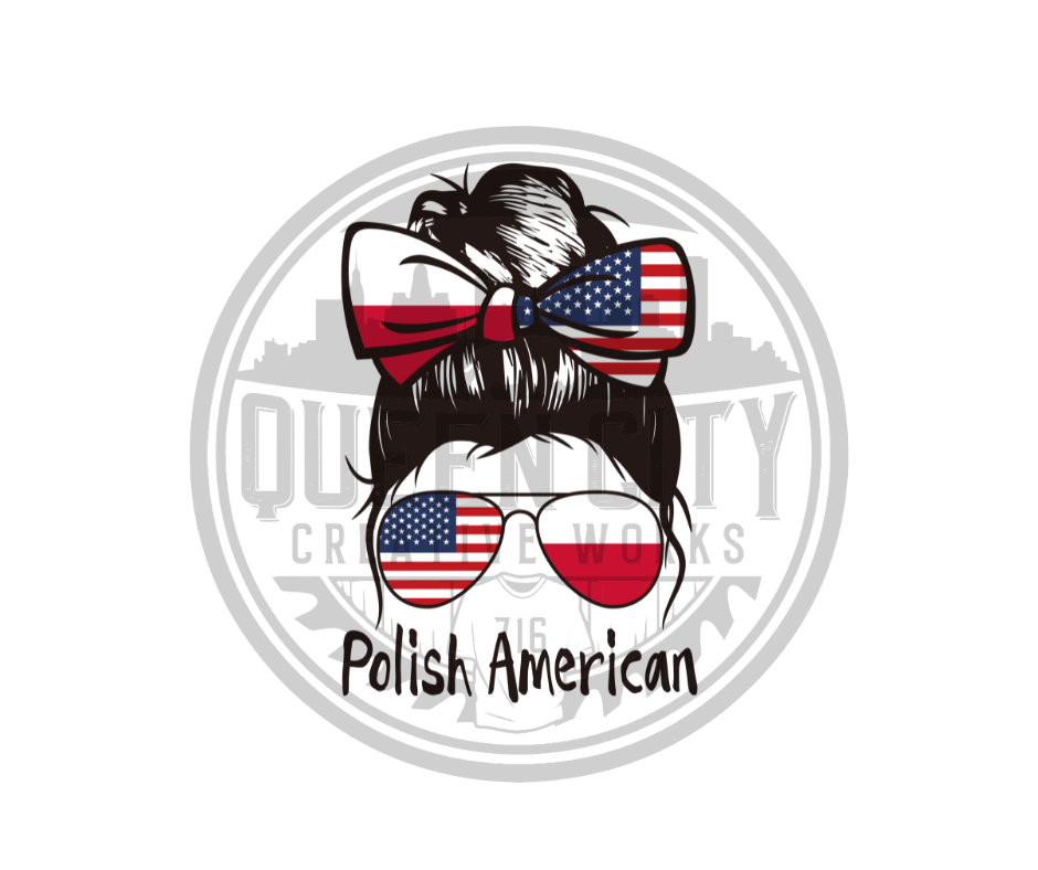 Polish American DTF Transfer