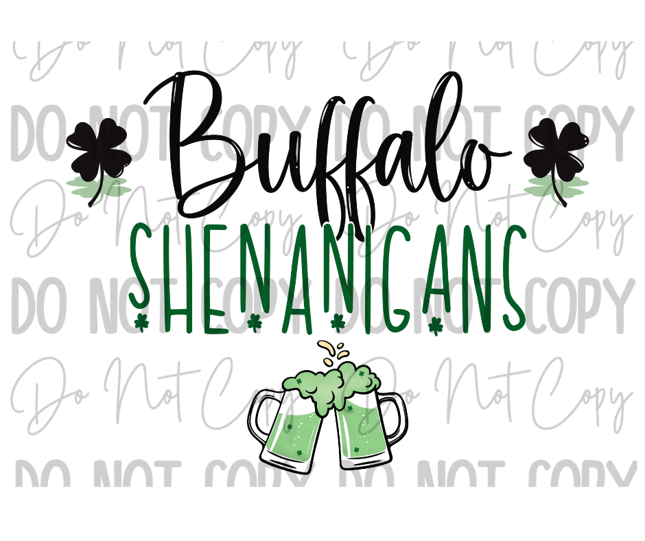 Buffalo Shenanigans DTF Transfer
