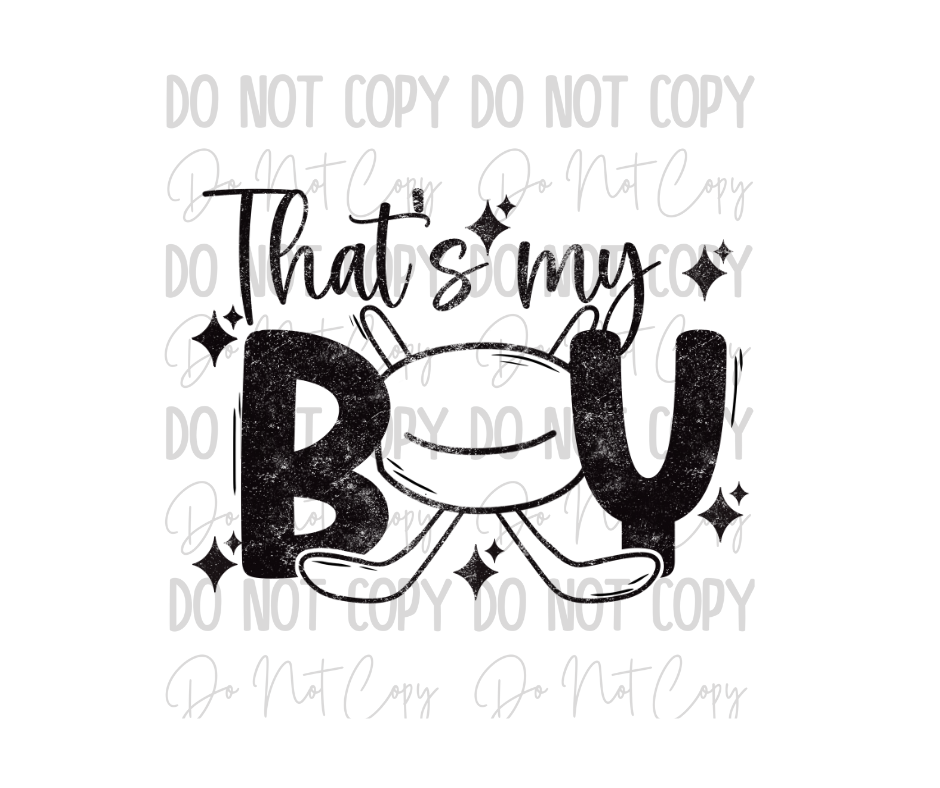 That's My Boy Hockey DTF Transfer