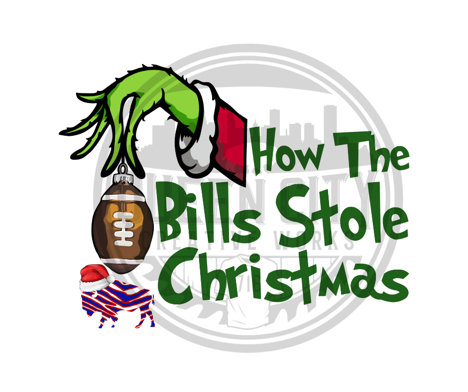 How The Bills Stole Christmas DTF Transfer