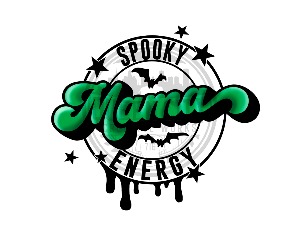 Spooky Mama Energy DTF Transfer