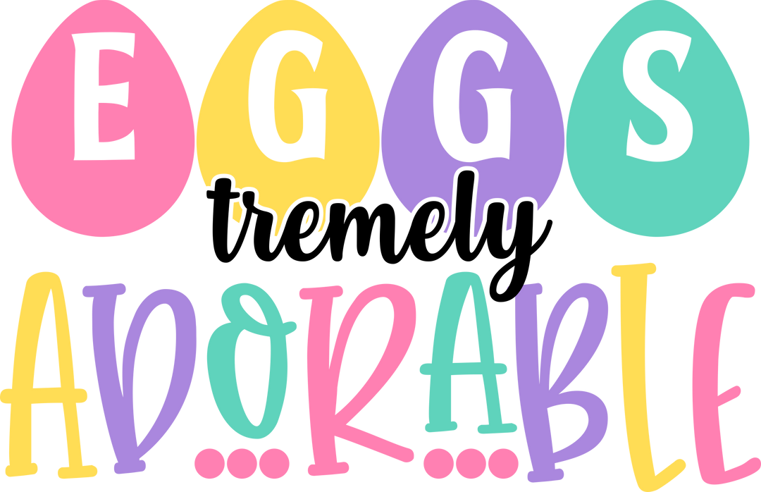 Eggstremely Adorable DTF Transfer