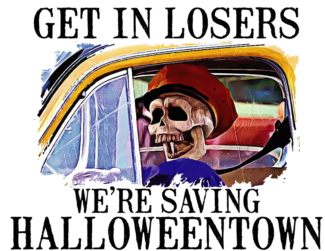 Saving Halloween Town DTF Transfer