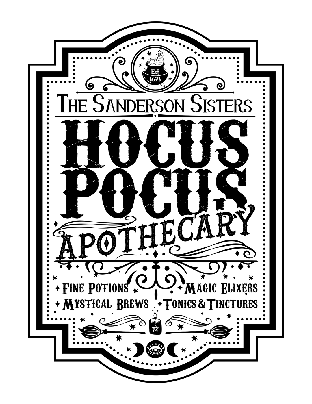 Hocus Pocus DTF Transfer