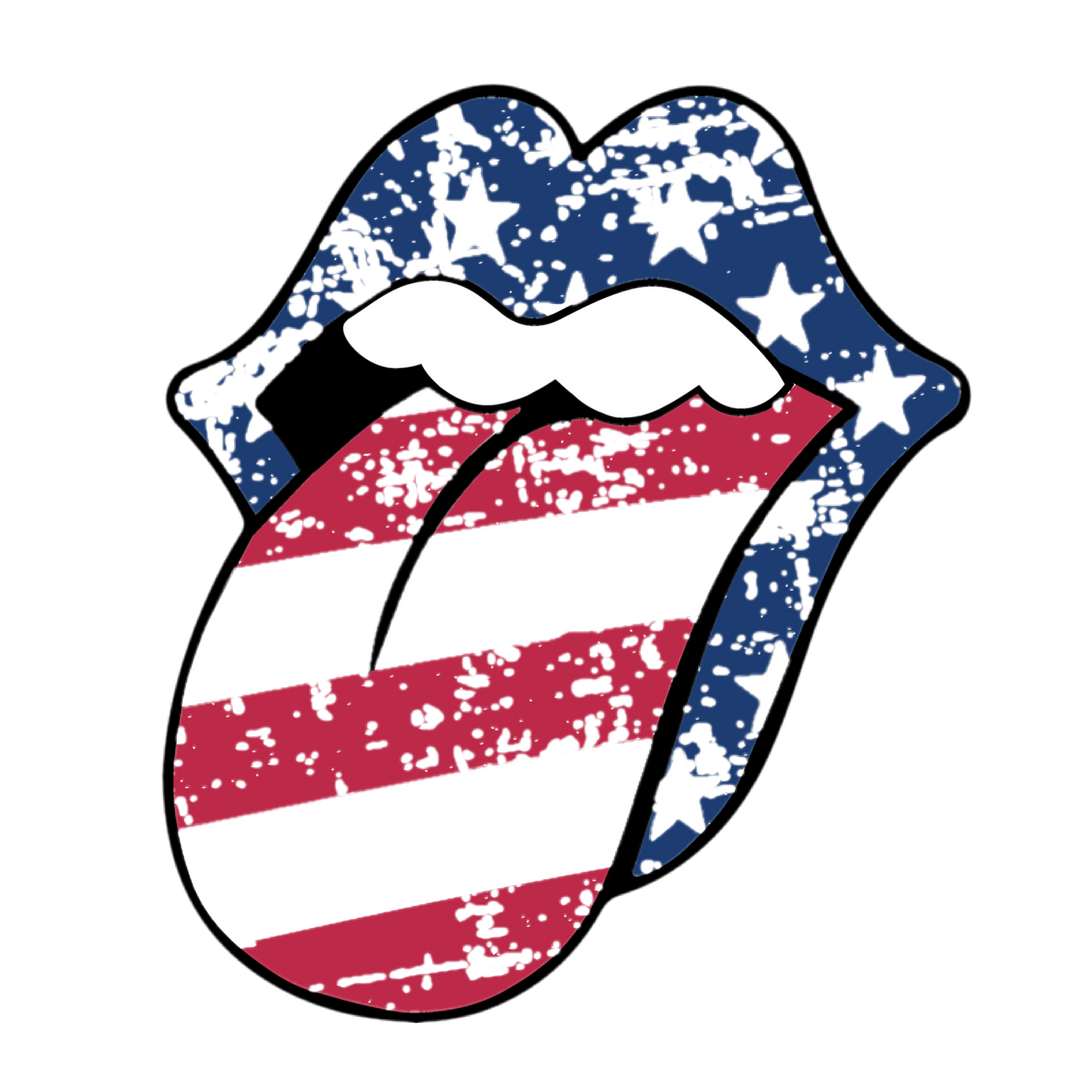 Tongue Flag DTF Transfer