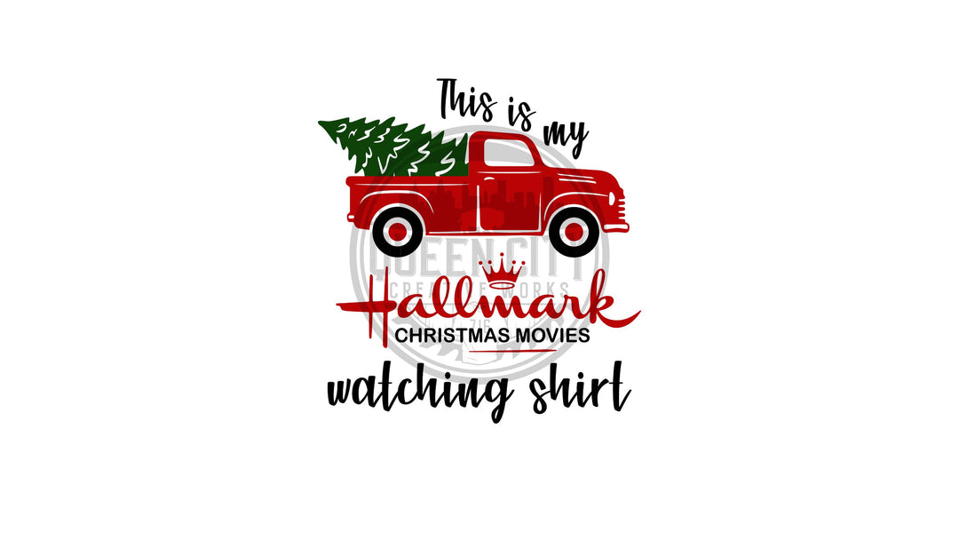 Christmas Watching Shirt DTF Transfer