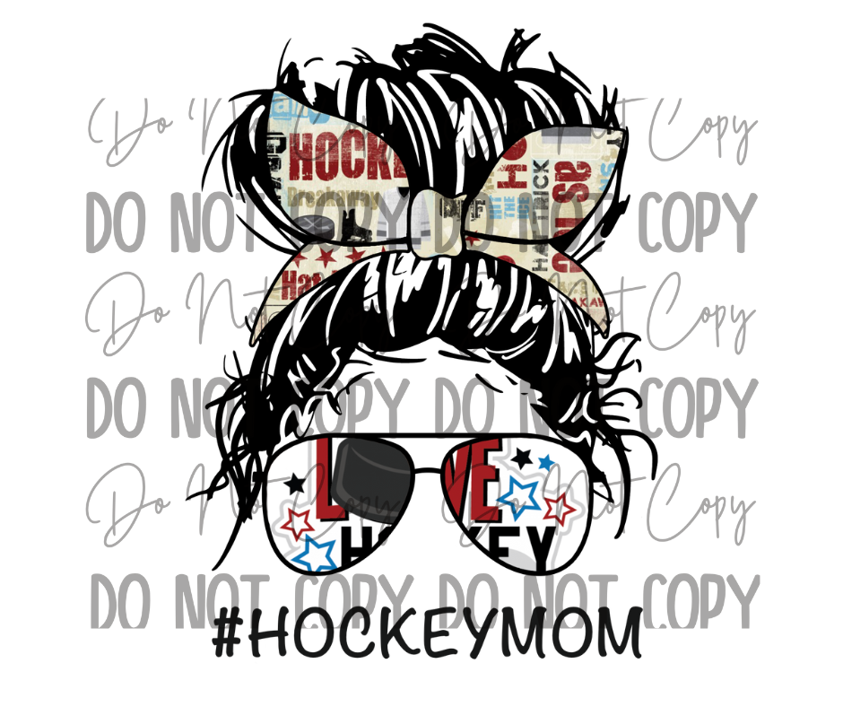 Hockey Mom DTF Transfer