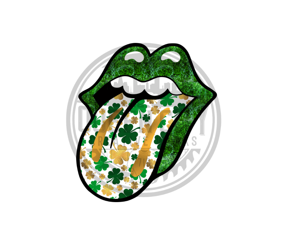 Shamrock Tongue DTF Transfer