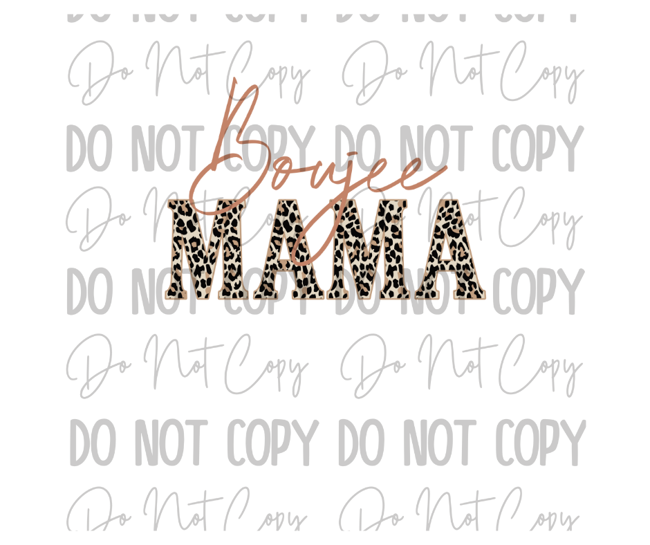 Boujee Mom DTF Transfer