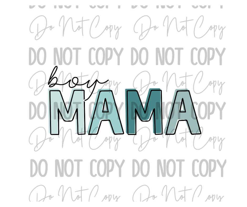 Boy Mama DTF Transfer