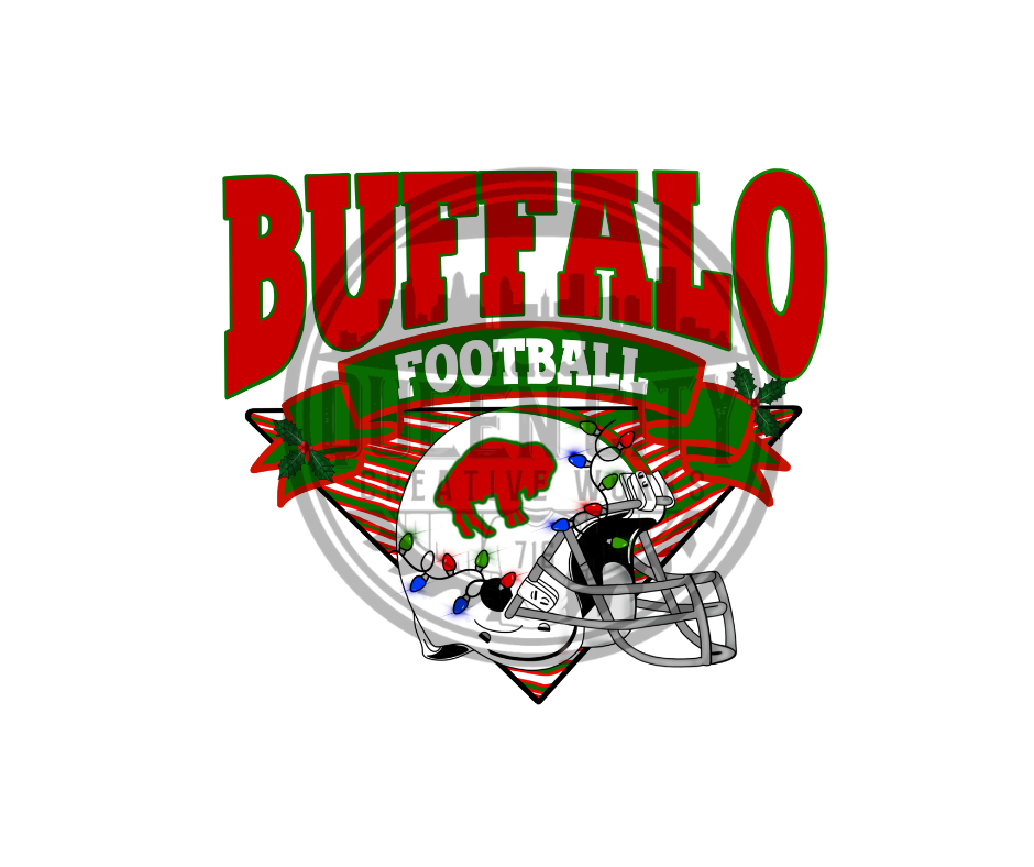 Christmas Buffalo Football DTF Transfer
