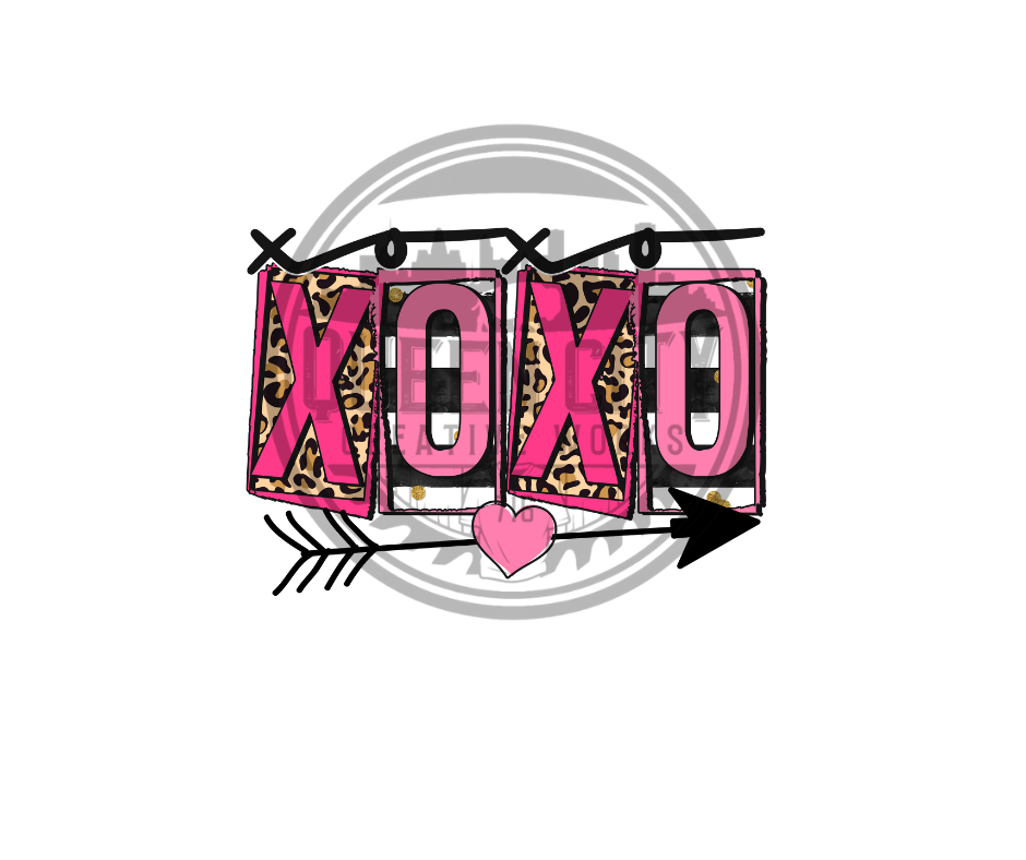 XOXO DTF Transfer