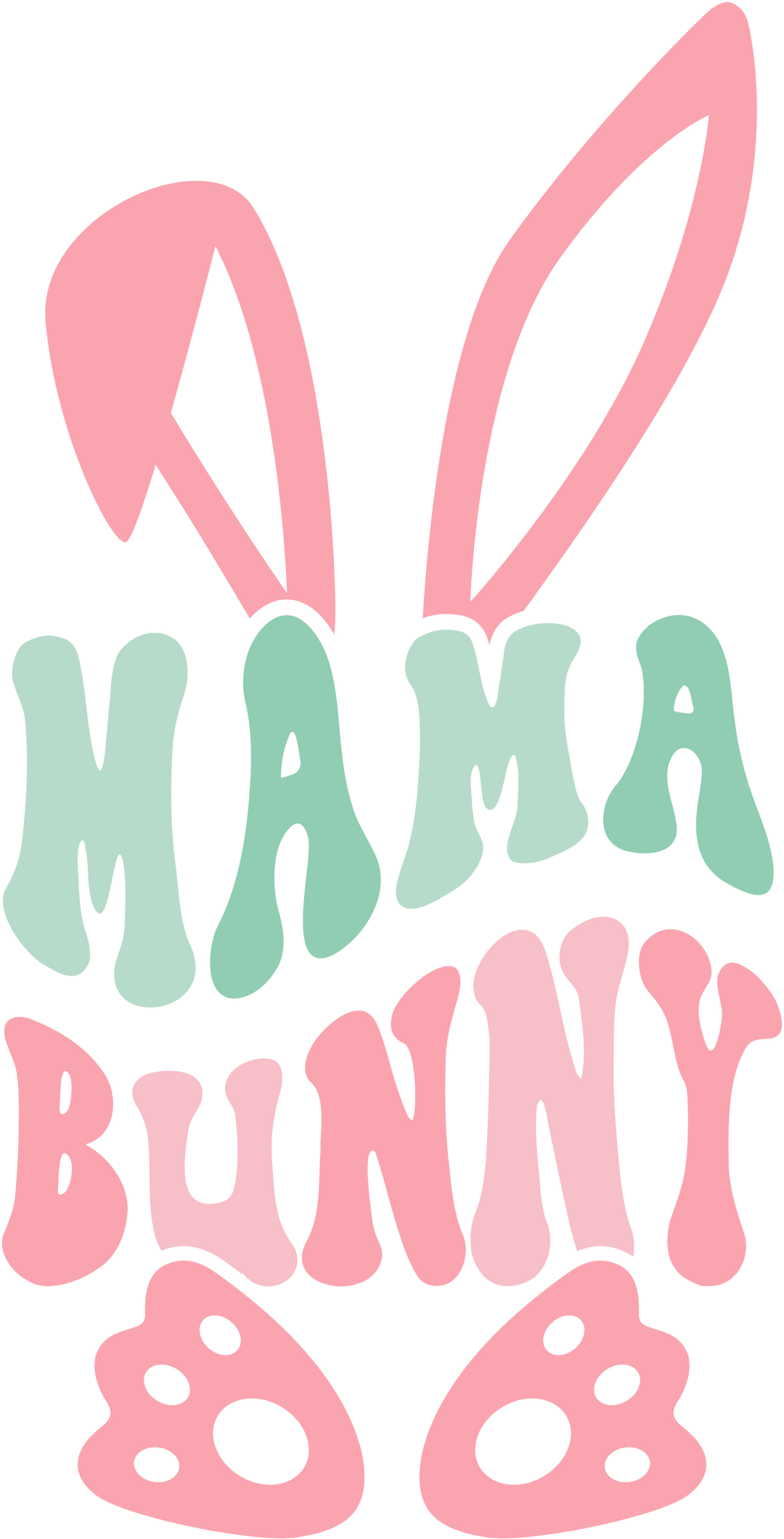 Mama Bunny DTF Transfer