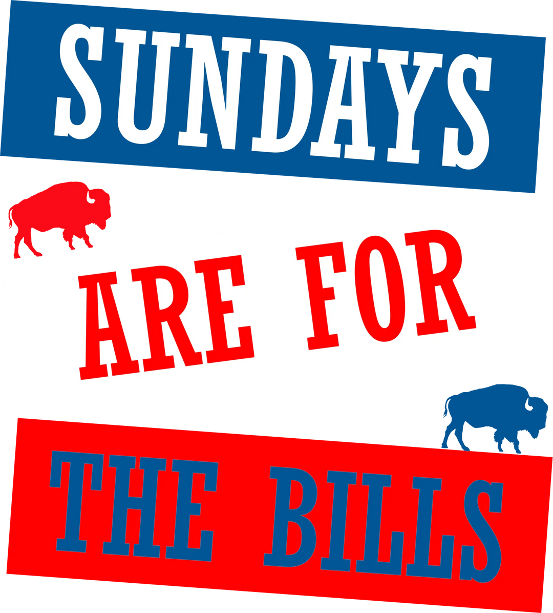Sundays Are For The Bills DTF Transfer