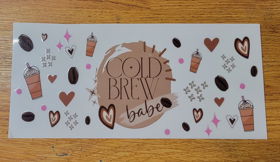 Cold Brew Babe Cup Wrap