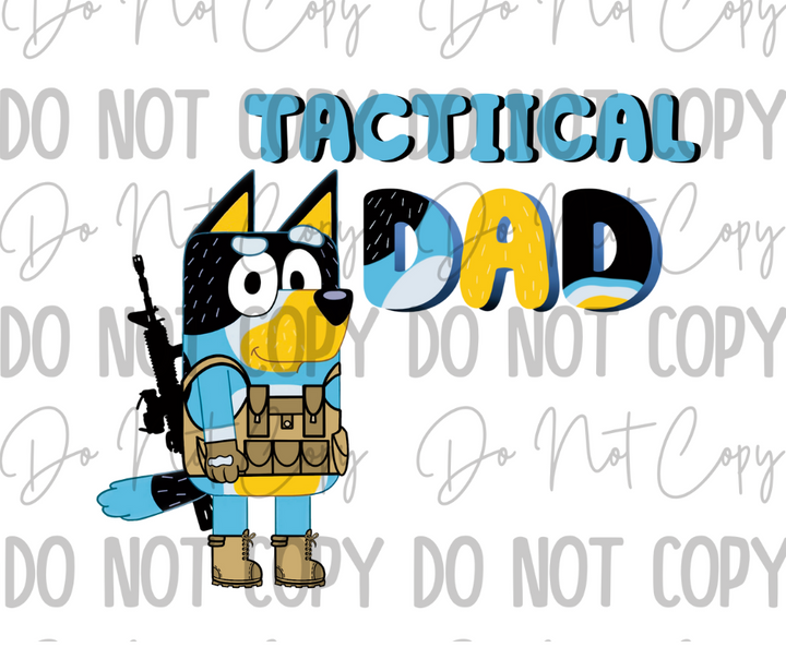 Tactiical Dad DTF Transfer