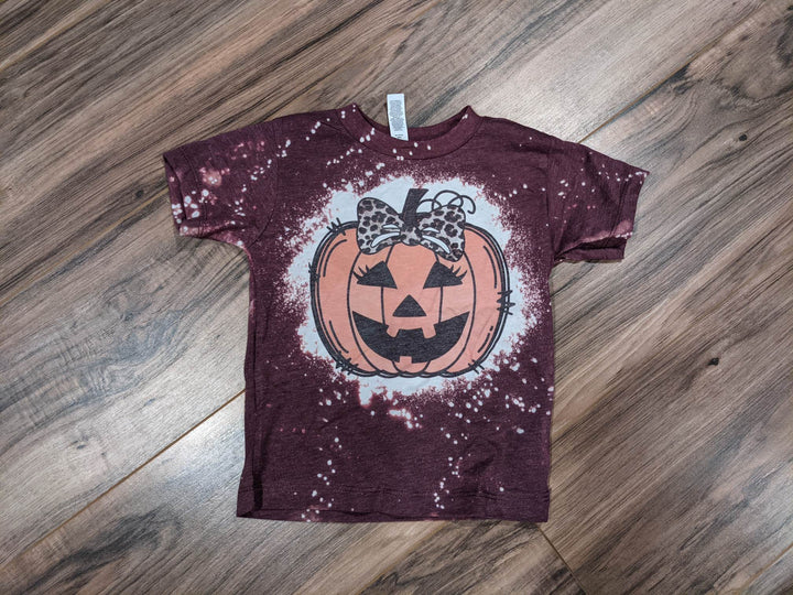 Pumpkin Bleached Tshirt