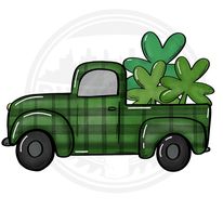 St. Patrick's Day Truck DTF Transfer