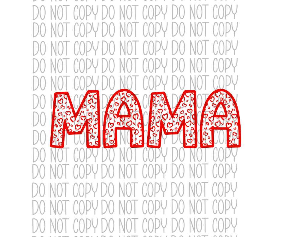 MAMA/MINI Leopard DTF Transfer
