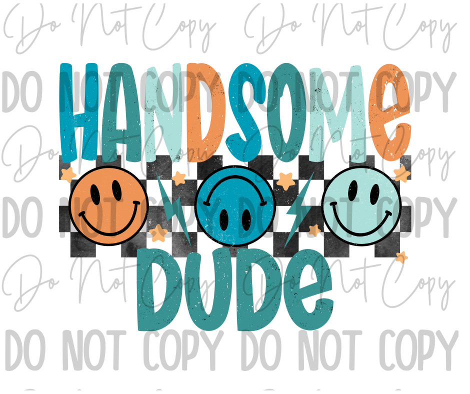 Handsome DUde DTF Transfer