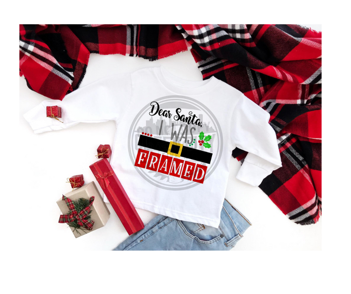 Dear Santa I Was Framed